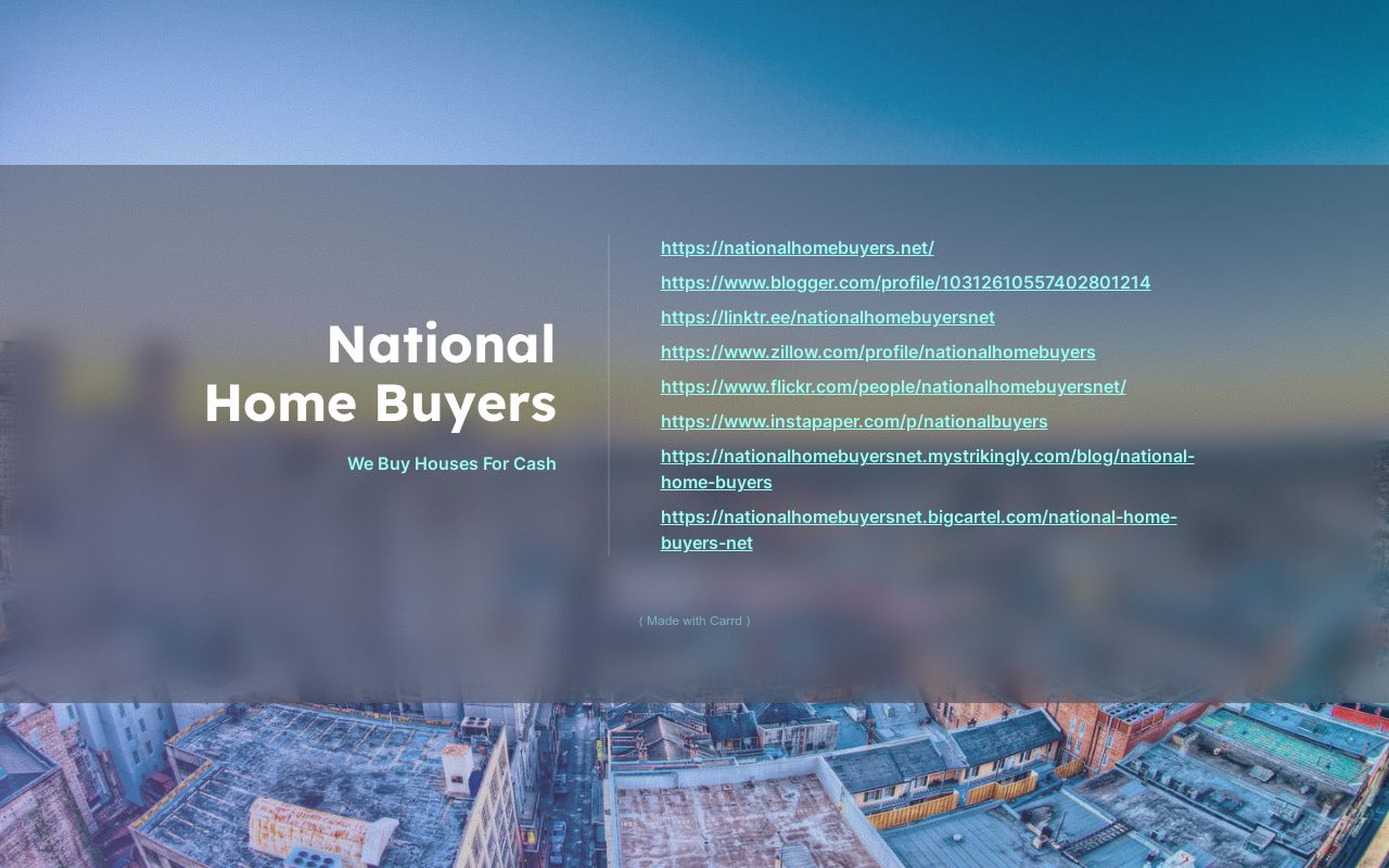National Home Buyers